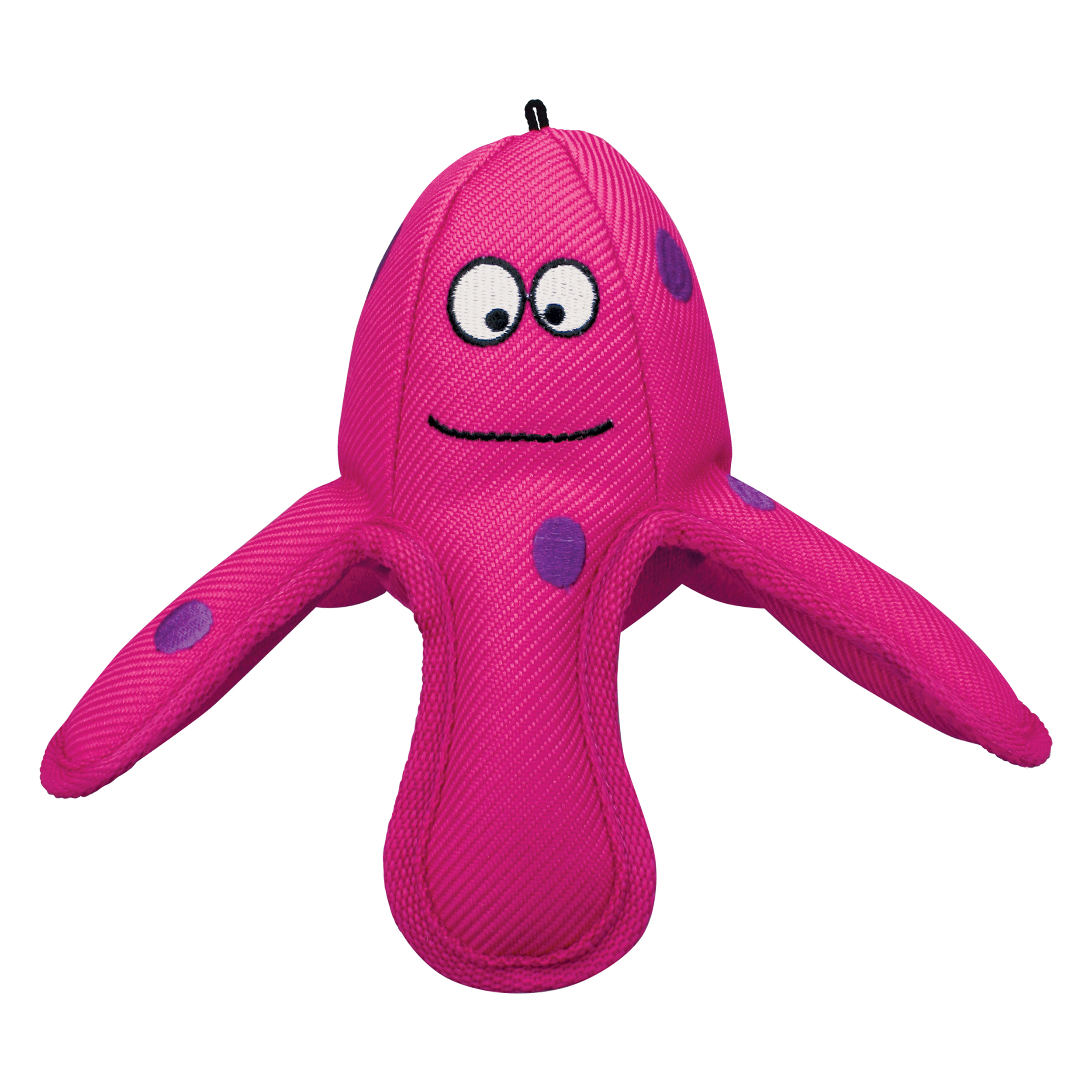 KONG Leksak Belly Flops Octopus Rosa M 19cm